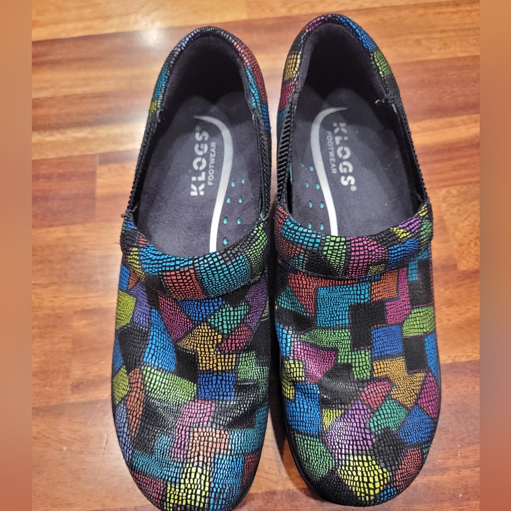 Klogs Puzzle Slipon Shoes Size Women's 7.5 Medium *Excellent Conditon!